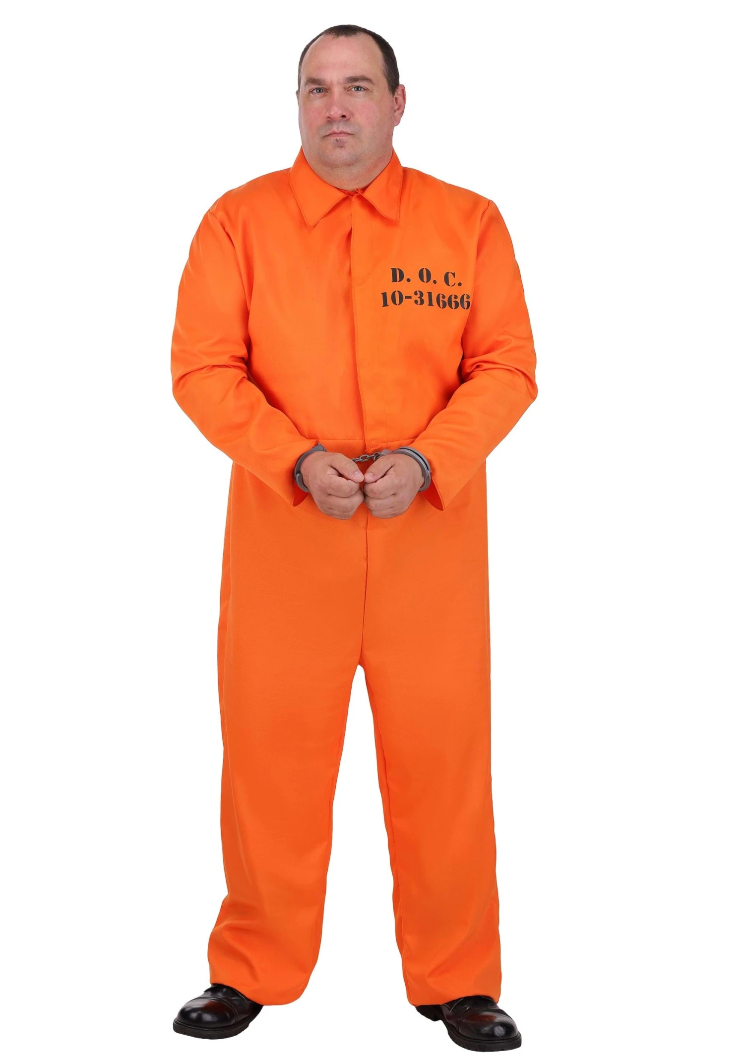 Plus Size Classic Prisoner Costume For Adults 3 Plus Size Classic Prisoner Costume For Adults