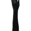 Plus Size Elbow Length Black Gloves 2 Plus Size Elbow Length Black Gloves -Halloween Costumes plus black gloves