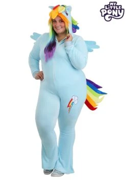 Women's Plus Size My Little Pony Rainbow Dash Costume
