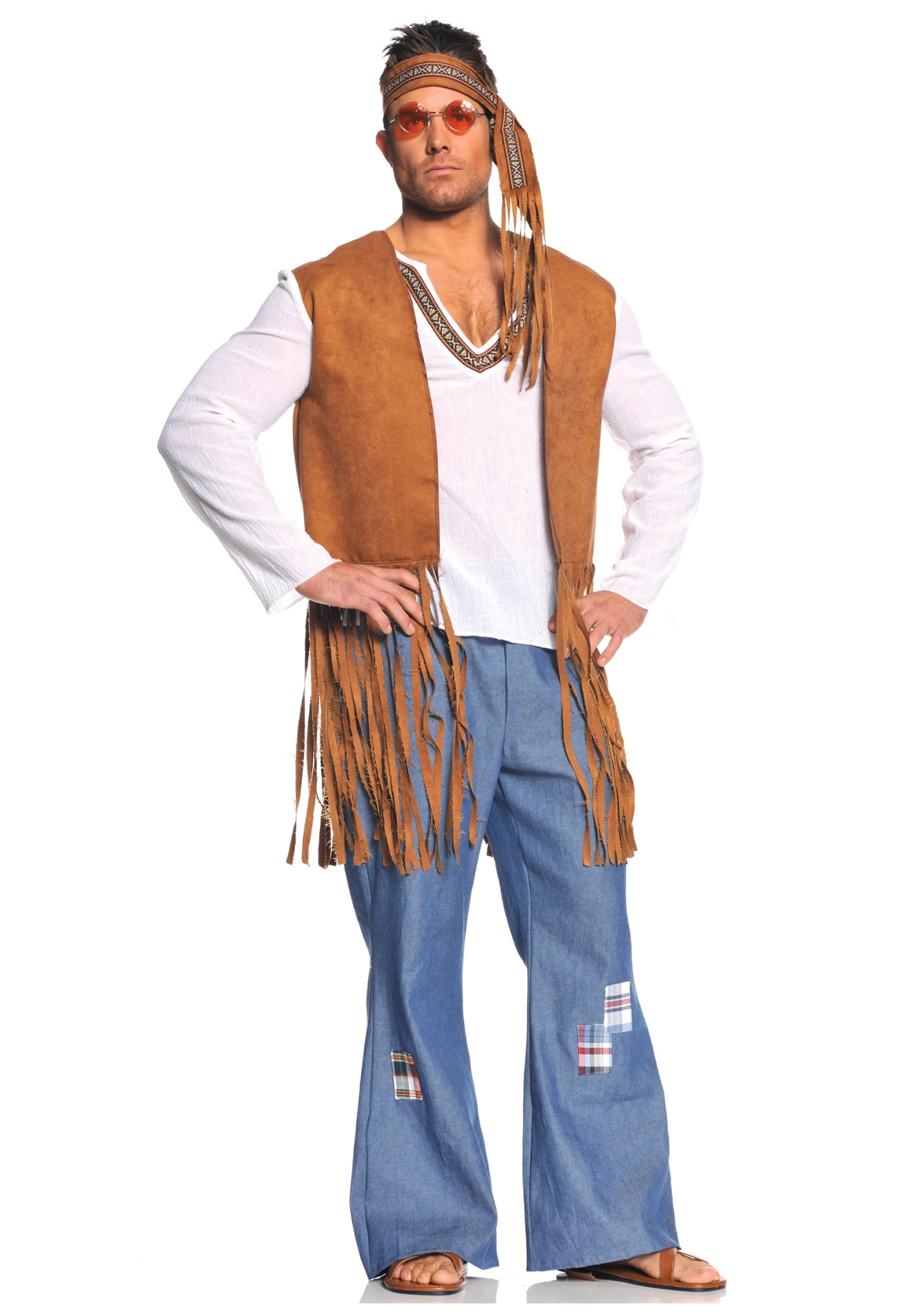 Plus Size Right On Hippie Costume 3 Plus Size Right On Hippie Costume