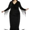 Plus Size 1960s Morticia Addams Costume For Women 1 Plus Size 1960s Morticia Addams Costume For Women -Halloween Costumes plus size 1960s morticia addams costume
