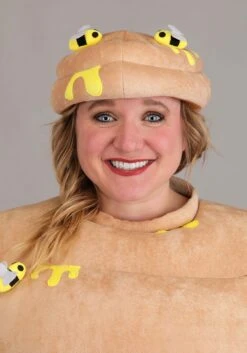 Plus Size Bustling Beehive Costume For Adults 10 Plus Size Bustling Beehive Costume For Adults -Halloween Costumes plus size adult bustling beehive costume alt 2