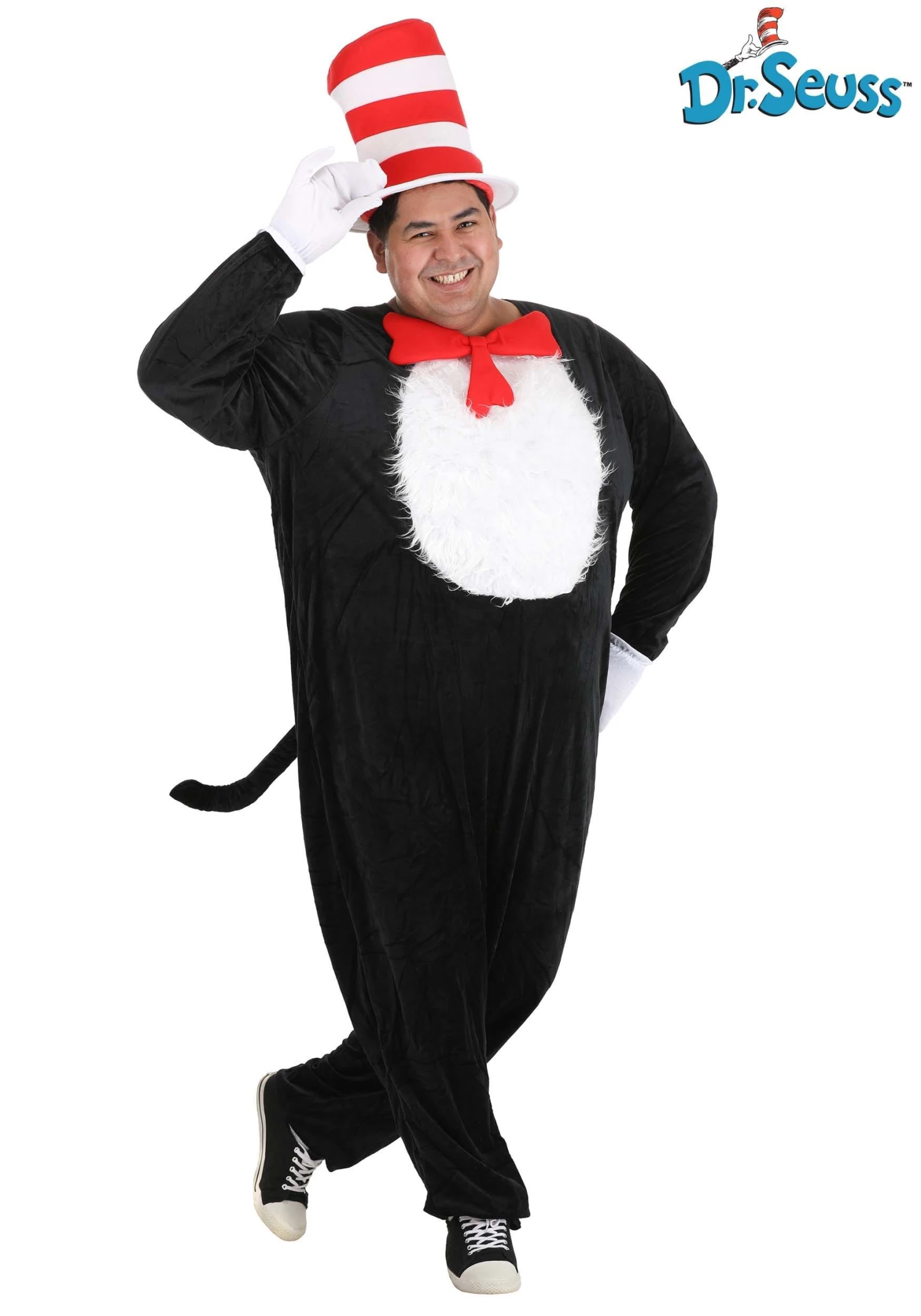 Cat In The Hat Plus Size Adult Costume 3 Cat In The Hat Plus Size Adult Costume