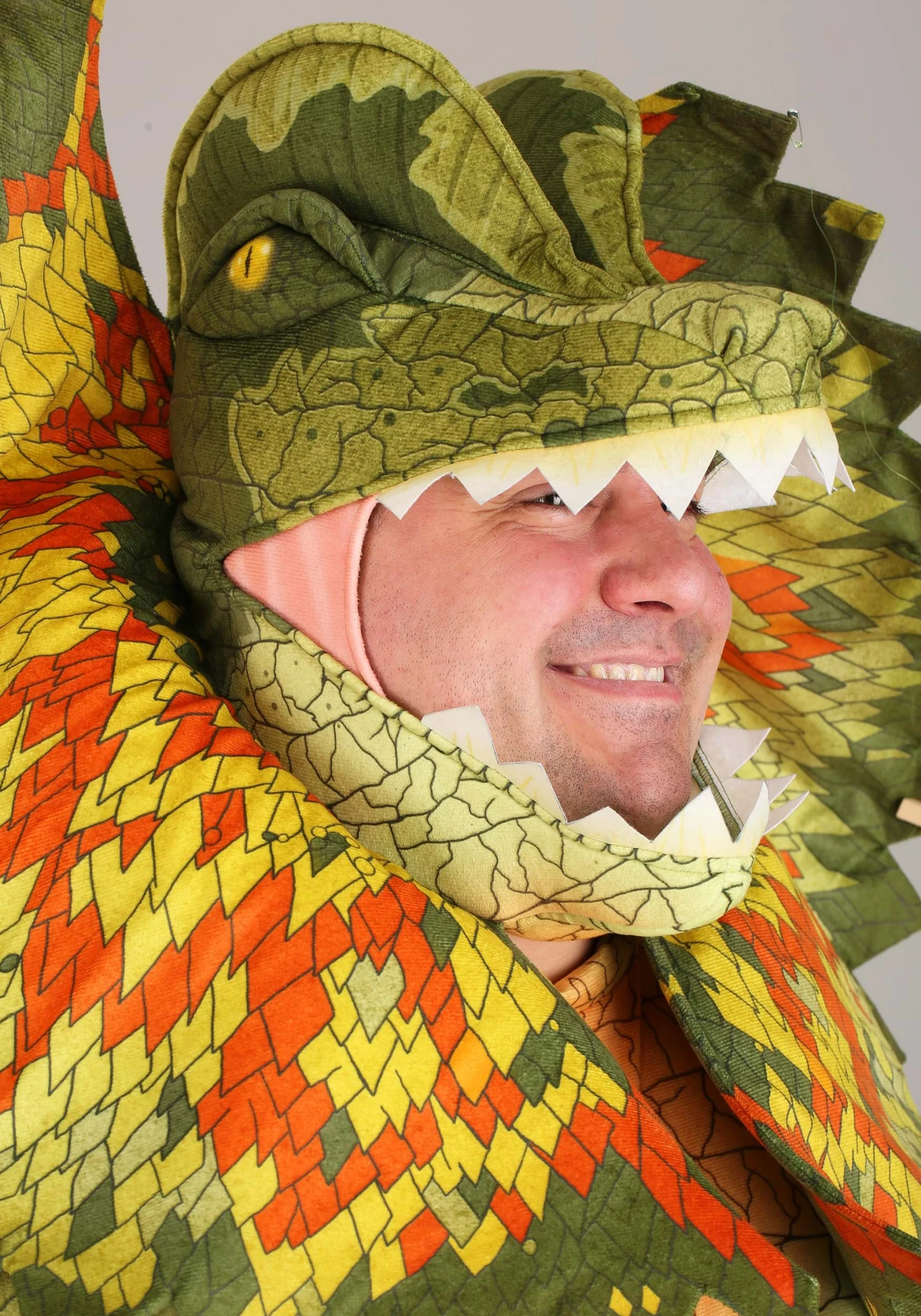 Plus Size Dilophosaurus Costume For Adults 7 Plus Size Dilophosaurus Costume For Adults - Image 5