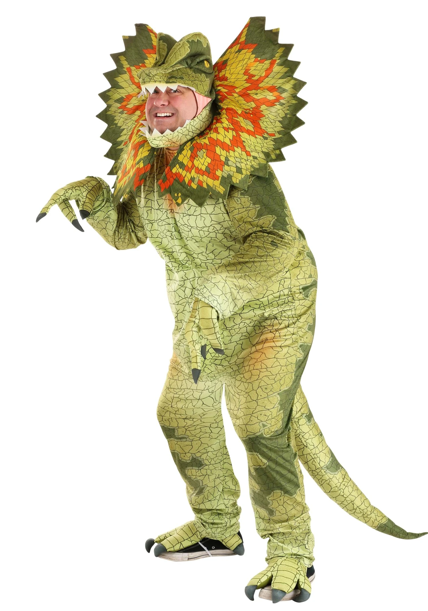 Plus Size Dilophosaurus Costume For Adults 3 Plus Size Dilophosaurus Costume For Adults