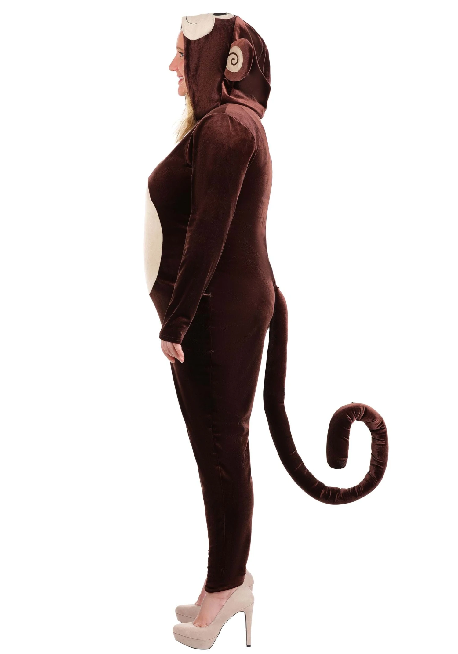 Plus Size Monkey Around Jumpsuit Costume For Women 5 Plus Size Monkey Around Jumpsuit Costume For Women - Image 3