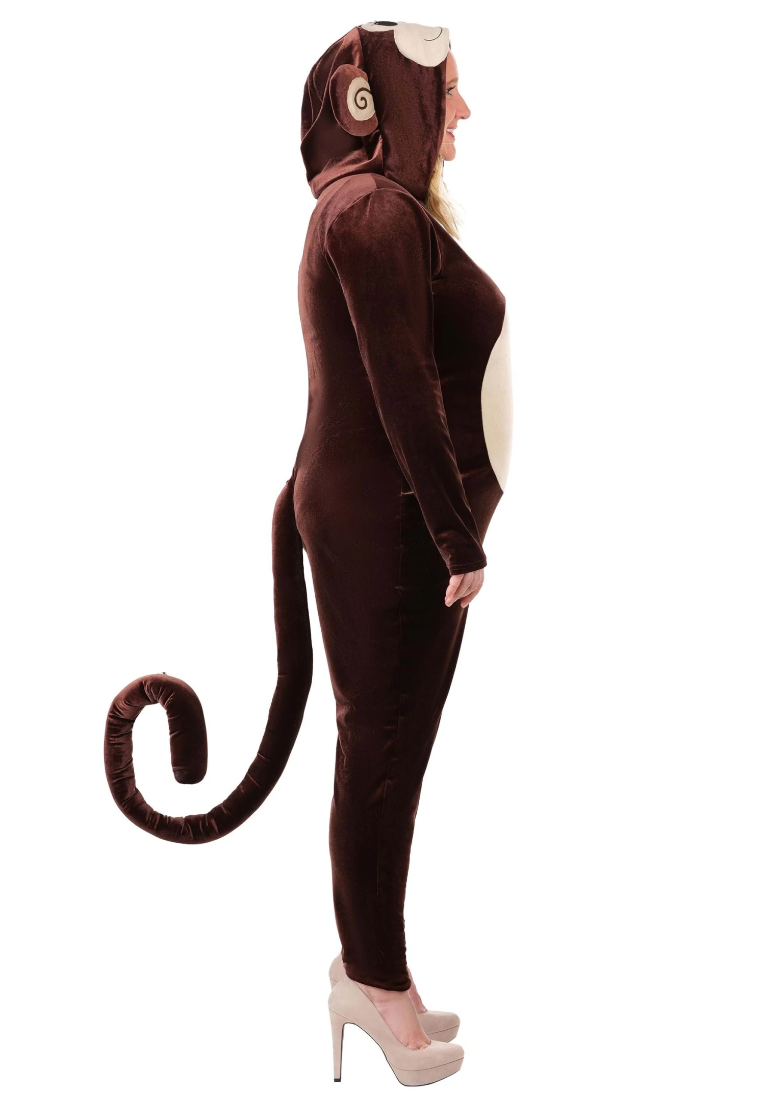 Plus Size Monkey Around Jumpsuit Costume For Women 6 Plus Size Monkey Around Jumpsuit Costume For Women - Image 4