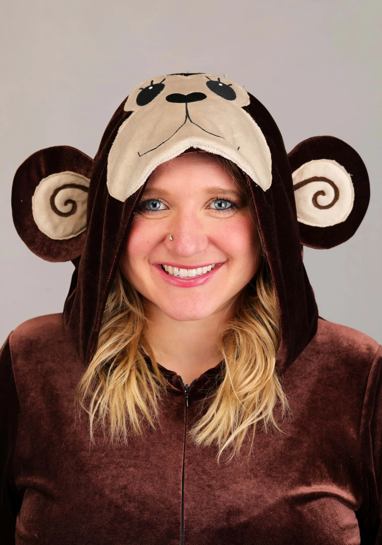Plus Size Monkey Around Jumpsuit Costume For Women 7 Plus Size Monkey Around Jumpsuit Costume For Women - Image 5