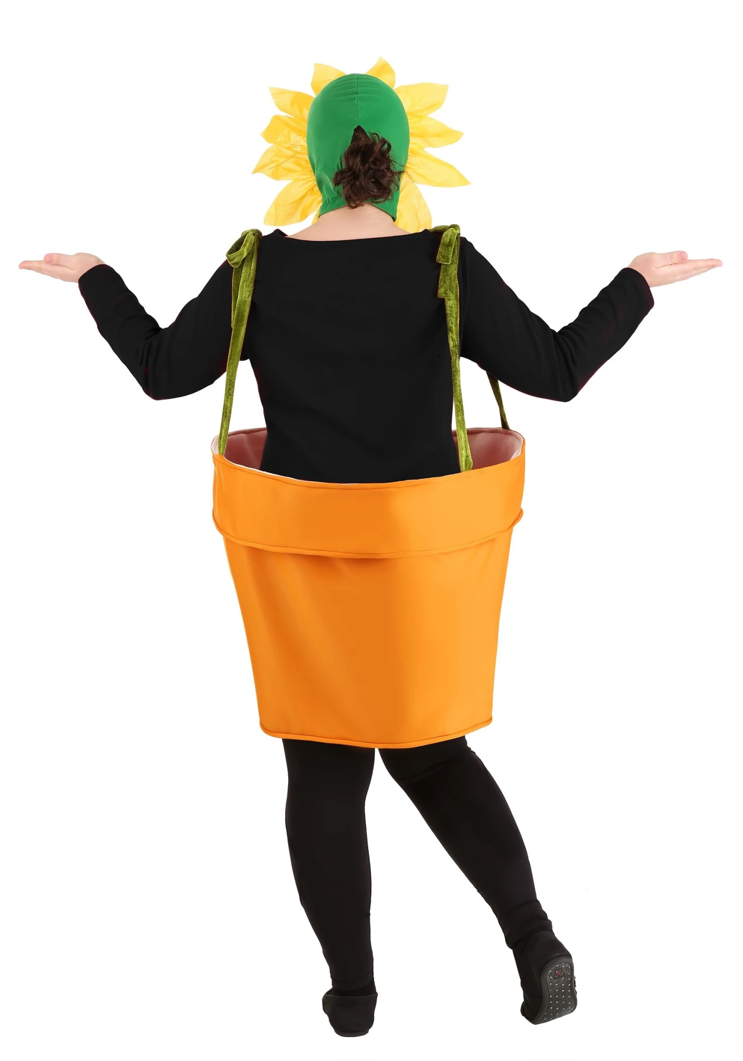 Adult Flower Pot Plus Size Costume 4 Adult Flower Pot Plus Size Costume - Image 2