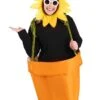 Adult Flower Pot Plus Size Costume 1 Adult Flower Pot Plus Size Costume -Halloween Costumes plus size adult flower pot costume