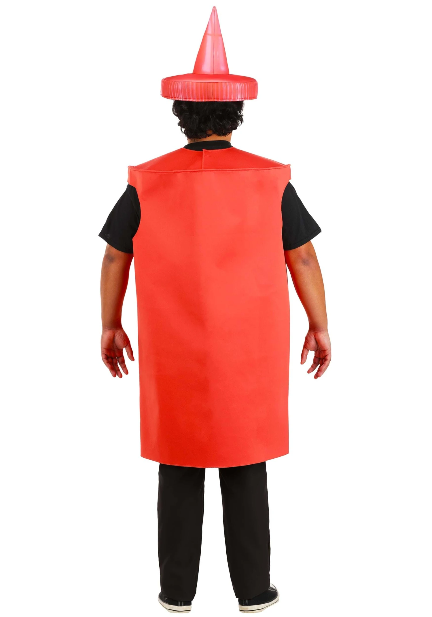 Plus Size Ketchup Adult Costume 4 Plus Size Ketchup Adult Costume - Image 2
