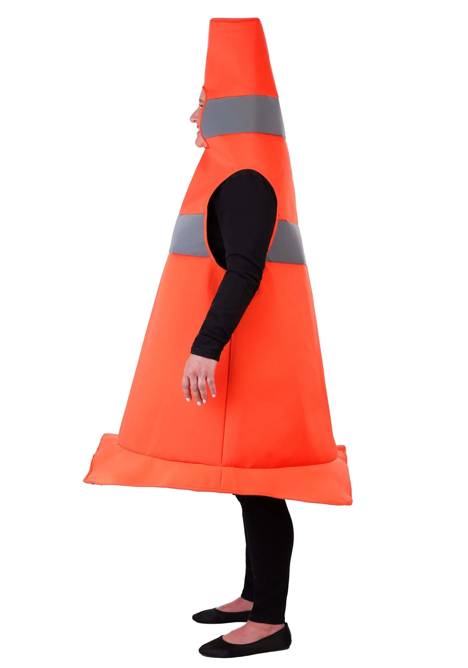 Plus Size Traffic Cone Costume For Adults 5 Plus Size Traffic Cone Costume For Adults - Image 3