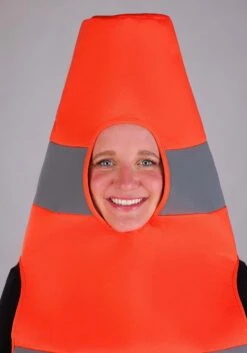 Plus Size Traffic Cone Costume For Adults 11 Plus Size Traffic Cone Costume For Adults -Halloween Costumes plus size adult traffic cone costume alt 4