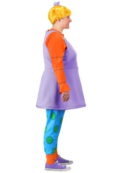 Plus Size Nickelodeon Rugrats Angelica Women's Costume -Halloween Costumes plus size angelica nickelodeon rugrats costume alt 3