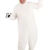 Plus Size Arctic Polar Bear Adult Costume -Halloween Costumes plus size arctic polar bear costume