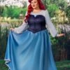 Disney Plus Size Little Mermaid Ariel Costume Dress For Women 1 Disney Plus Size Little Mermaid Ariel Costume Dress For Women -Halloween Costumes plus size ariel blue dress costume 2