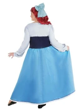 Disney Plus Size Little Mermaid Ariel Costume Dress For Women -Halloween Costumes plus size ariel blue dress costume alt 4