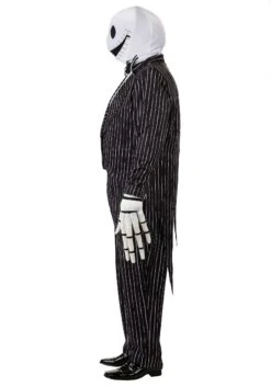 Plus Size Authentic Disney Jack Skellington Costume For Men 13 Plus Size Authentic Disney Jack Skellington Costume For Men -Halloween Costumes plus size authentic disney jack skellington costume alt 3