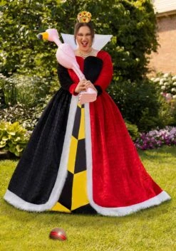 Women's Plus Size Authentic Disney Queen Of Hearts Costume Dresss 15 Women's Plus Size Authentic Disney Queen Of Hearts Costume Dresss -Halloween Costumes plus size authentic disney queen of hearts costume alt 2