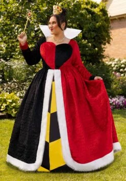 Women's Plus Size Authentic Disney Queen Of Hearts Costume Dresss 18 Women's Plus Size Authentic Disney Queen Of Hearts Costume Dresss -Halloween Costumes plus size authentic disney queen of hearts costume alt 5