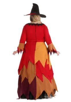 Plus Size Autumn Harvest Witch Costume For Women -Halloween Costumes plus size autumn harvest witch costume alt 1