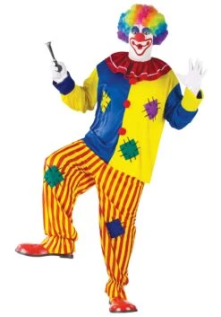 Fun World Plus Size Three Ring Clown Adult Costume