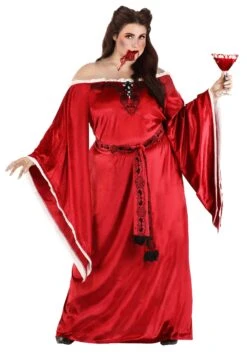 Halloween Costumes 6 Plus Size Blood Empress Vampire Women's Costume Dress