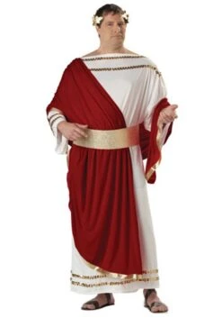 Plus Size Caesar Men's Costume