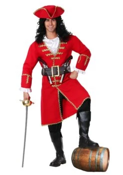 Plus Size Captain Blackheart Costume For Men