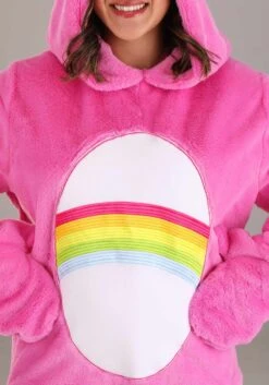 Plus Size Adult Care Bears Deluxe Cheer Bear Costume -Halloween Costumes plus size care bears deluxe cheer bear costume alt 2