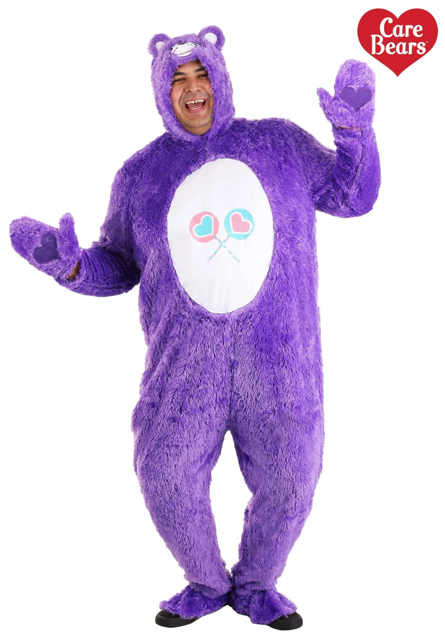 Plus Size Adult Care Bears Share Bear Costume 4 Plus Size Adult Care Bears Share Bear Costume - Image 2