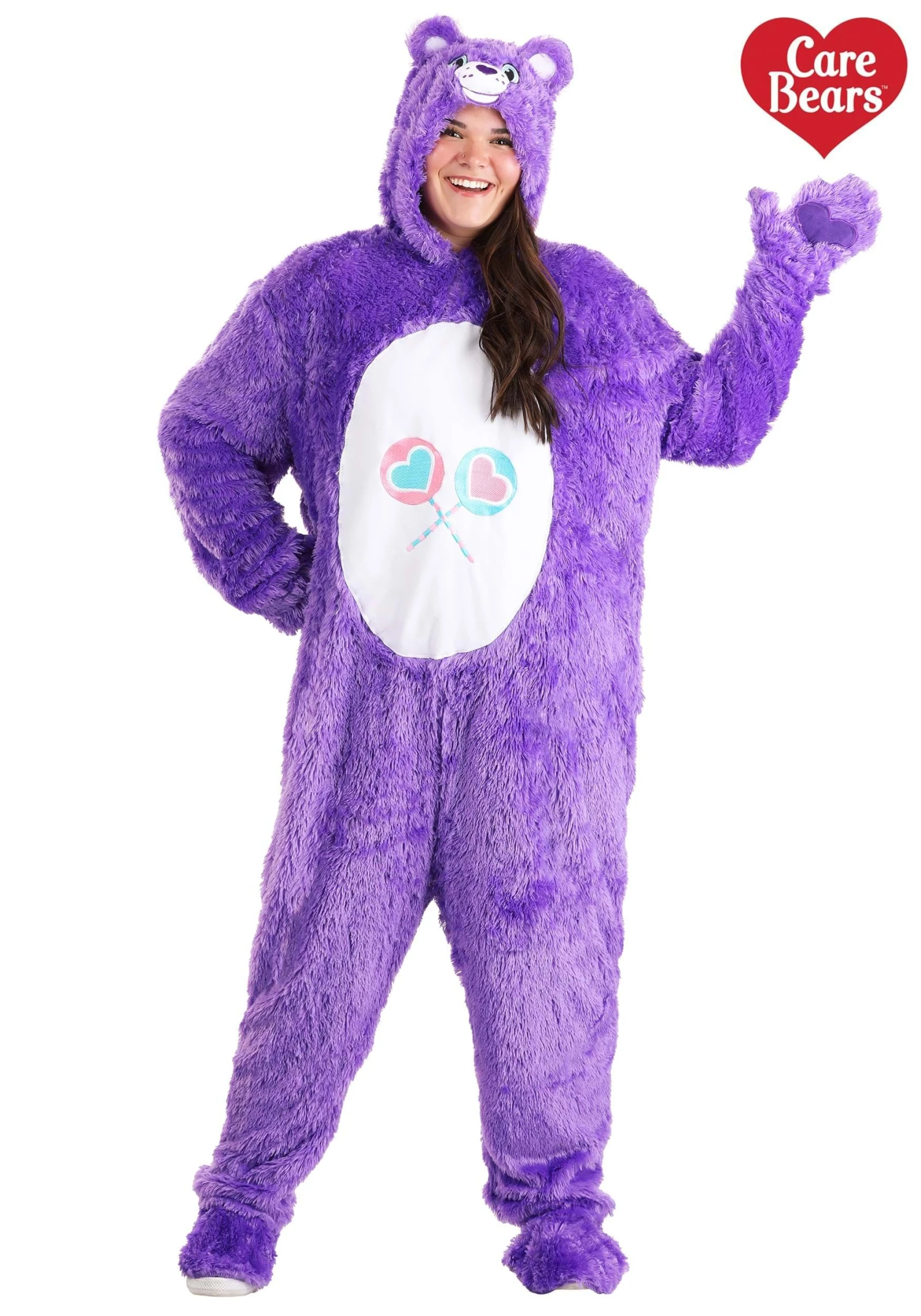 Plus Size Adult Care Bears Share Bear Costume 3 Plus Size Adult Care Bears Share Bear Costume
