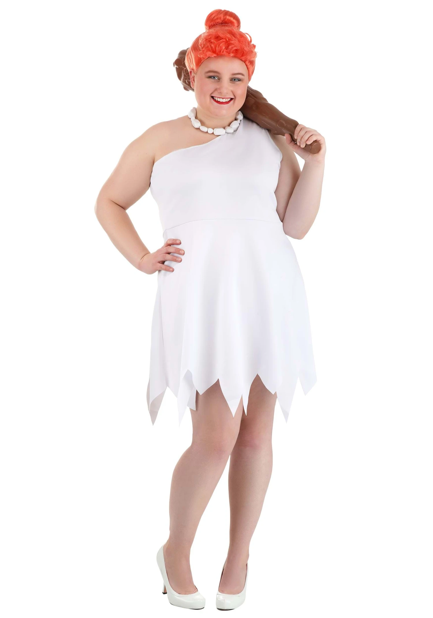 Women's Plus Size Classic Flintstones Wilma Costume 3 Women's Plus Size Classic Flintstones Wilma Costume