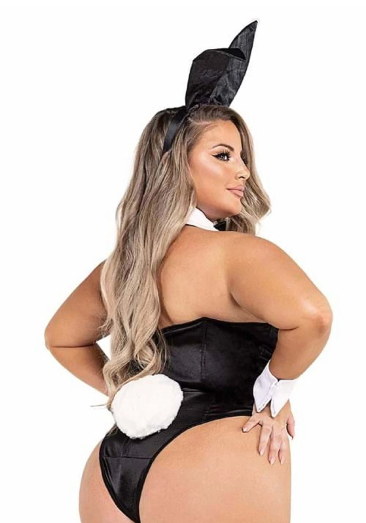 Roma Plus Size Classic Playboy Bunny Sexy Adult's Costume 6 Roma Plus Size Classic Playboy Bunny Sexy Adult's Costume - Image 4
