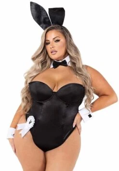 Roma Plus Size Classic Playboy Bunny Sexy Adult's Costume 11 Roma Plus Size Classic Playboy Bunny Sexy Adult's Costume -Halloween Costumes plus size classic playboy bunny costume 2