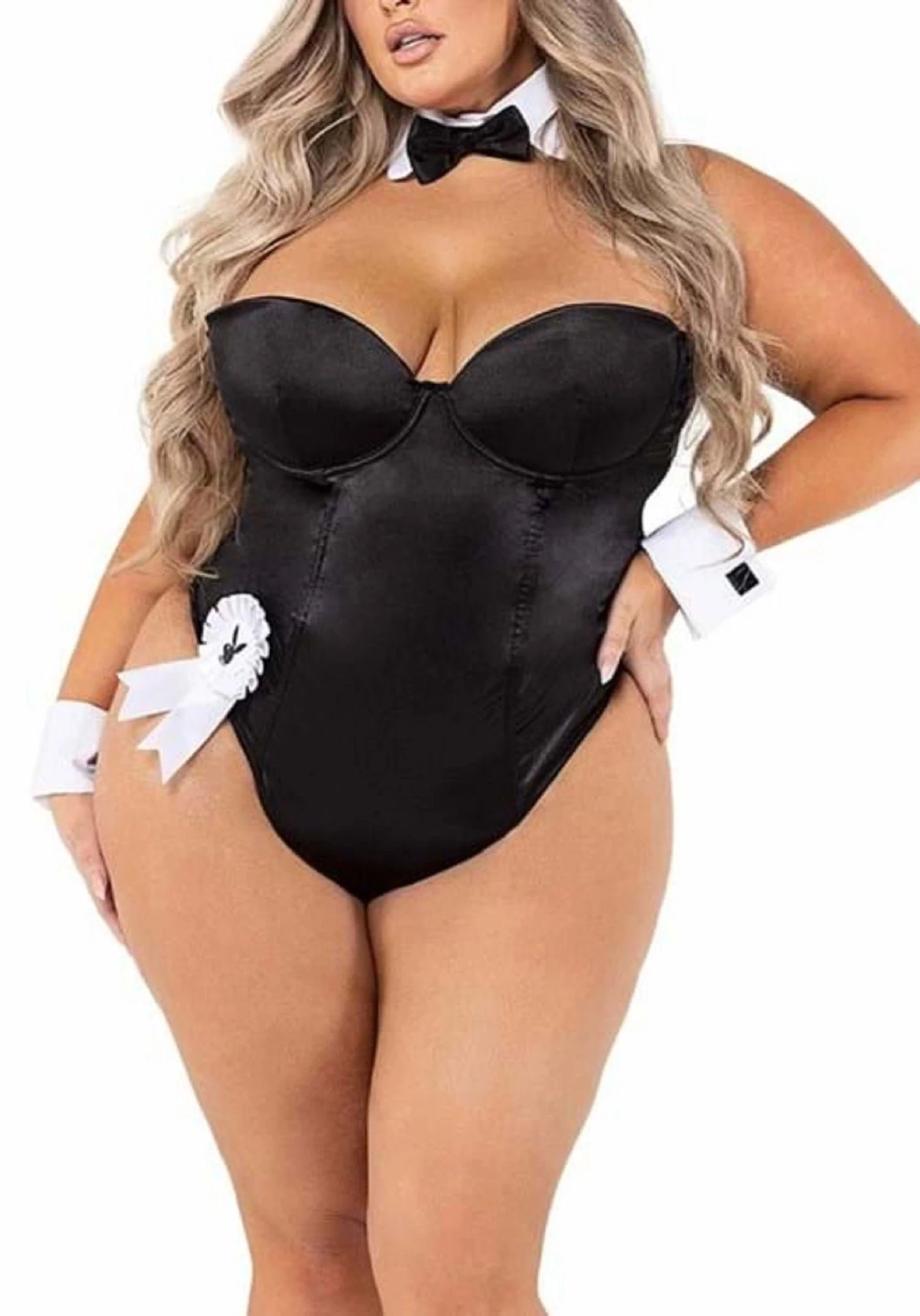 Roma Plus Size Classic Playboy Bunny Sexy Adult's Costume 5 Roma Plus Size Classic Playboy Bunny Sexy Adult's Costume - Image 3