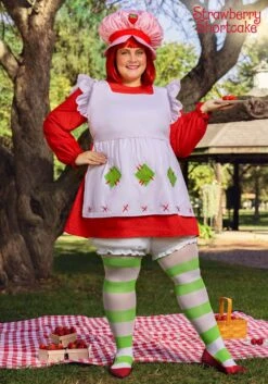 Women's Plus Size Classic Strawberry Shortcake Costume