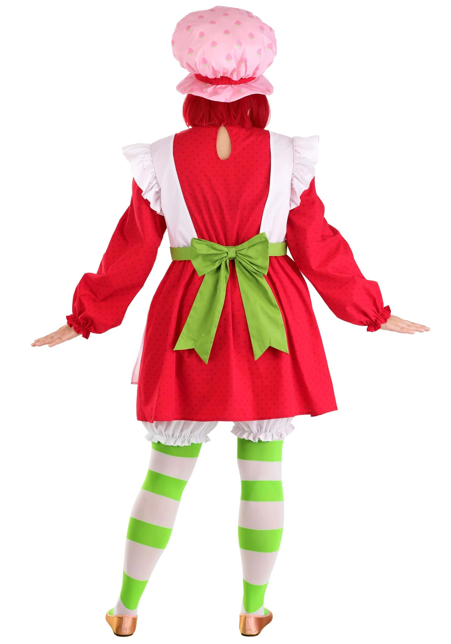 Women's Plus Size Classic Strawberry Shortcake Costume 4 Women's Plus Size Classic Strawberry Shortcake Costume - Image 2