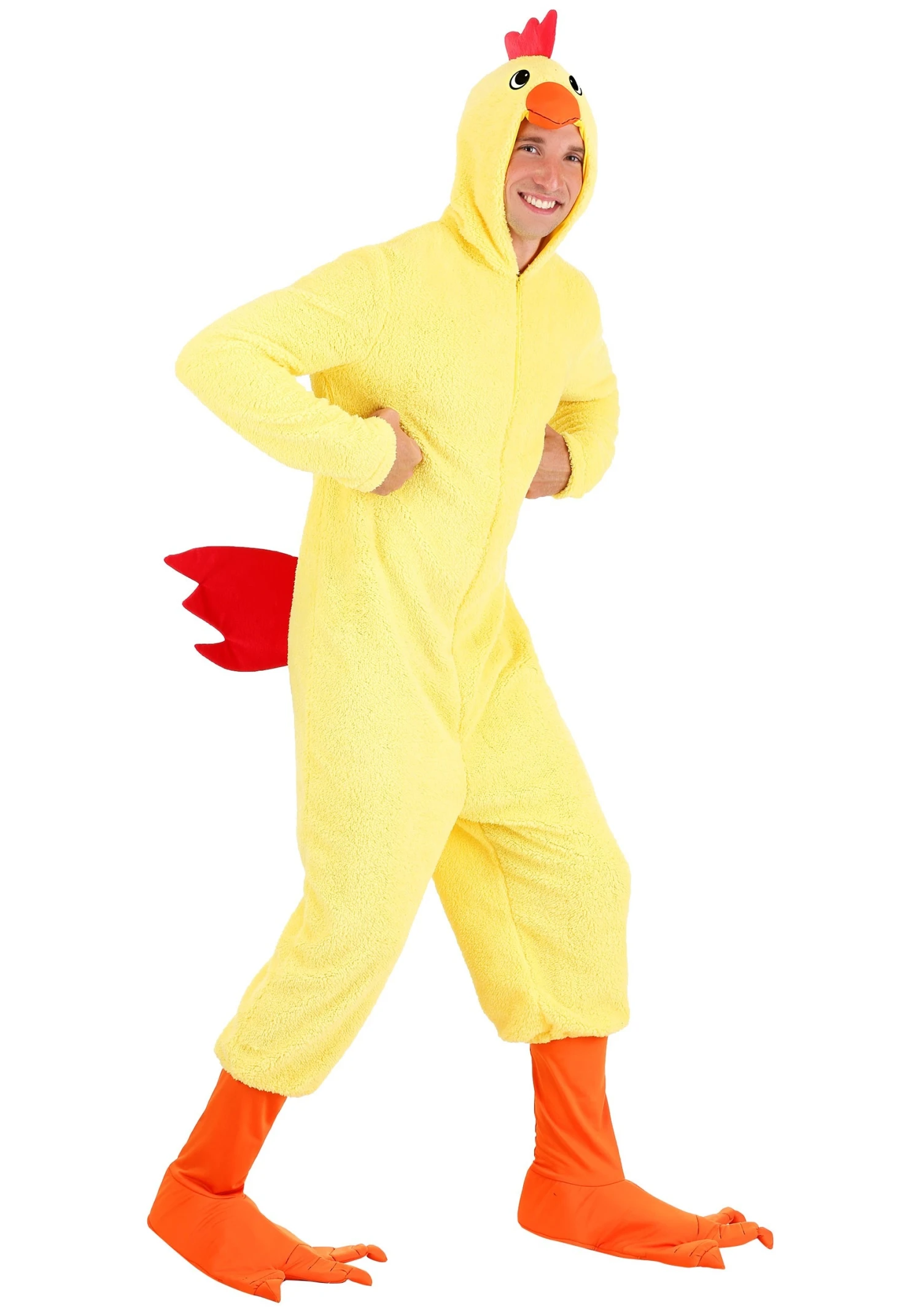 Plus Size Cluckin' Chicken Costume For Adults 3 Plus Size Cluckin' Chicken Costume For Adults