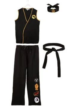 Plus Size Adult Cobra Kai Costume 16 Plus Size Adult Cobra Kai Costume -Halloween Costumes plus size cobra kai costume alt9