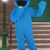 Adult Plus Size Sesame Street Cookie Monster Mascot Costume -Halloween Costumes plus size cookie monster mascot costume