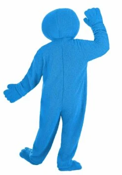 Adult Plus Size Sesame Street Cookie Monster Mascot Costume 13 Adult Plus Size Sesame Street Cookie Monster Mascot Costume -Halloween Costumes plus size cookie monster mascot costume alt 4