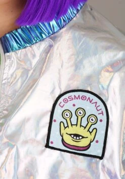 Cosmonaut Alien Plus Size Costume For Women -Halloween Costumes plus size cosmonaut alien costume alt 2