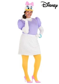Plus Size Women's Daisy Duck Costume -Halloween Costumes plus size daisy duck costume alt 10