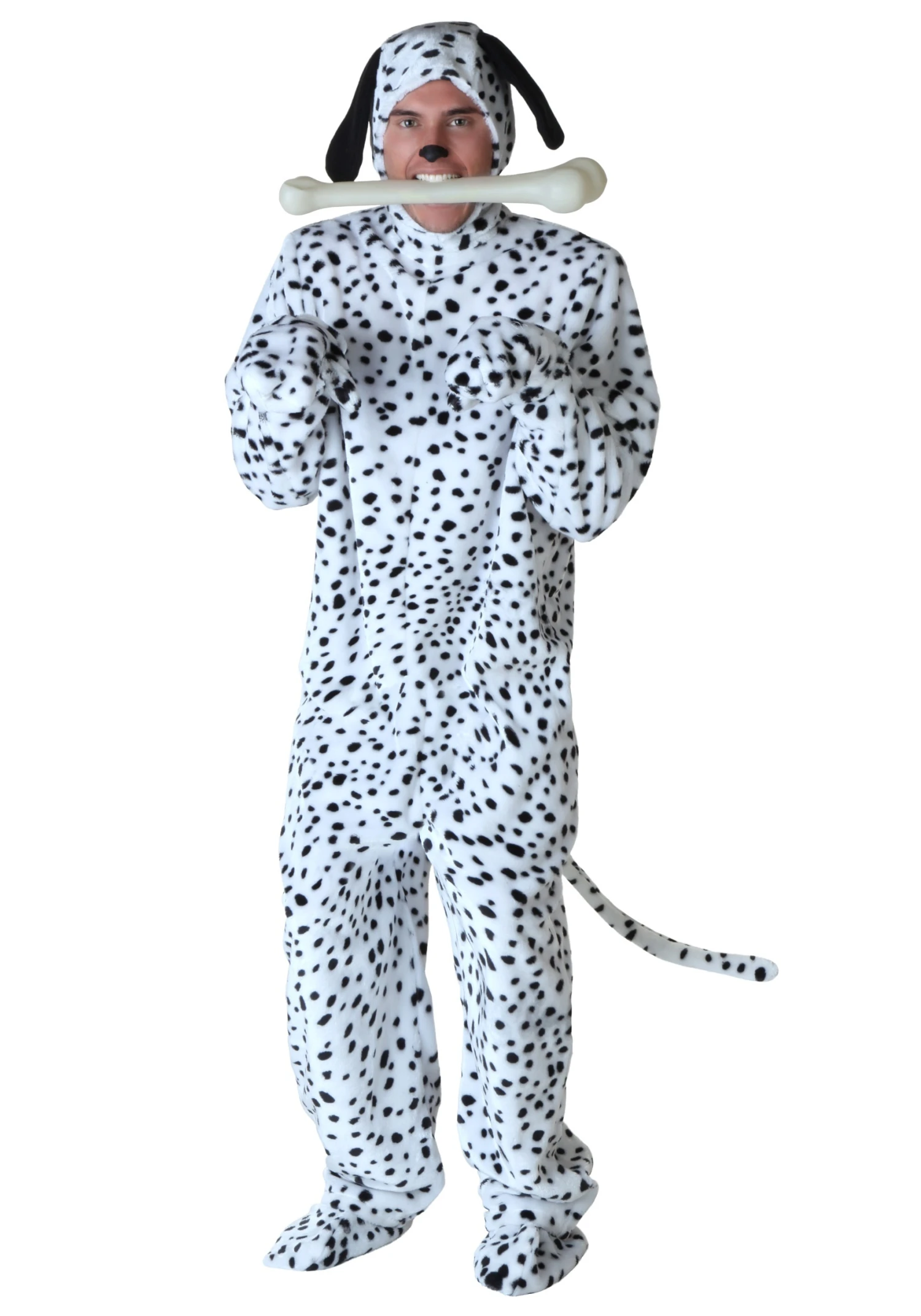 Adult Plus Size Dalmatian Costume 3 Adult Plus Size Dalmatian Costume