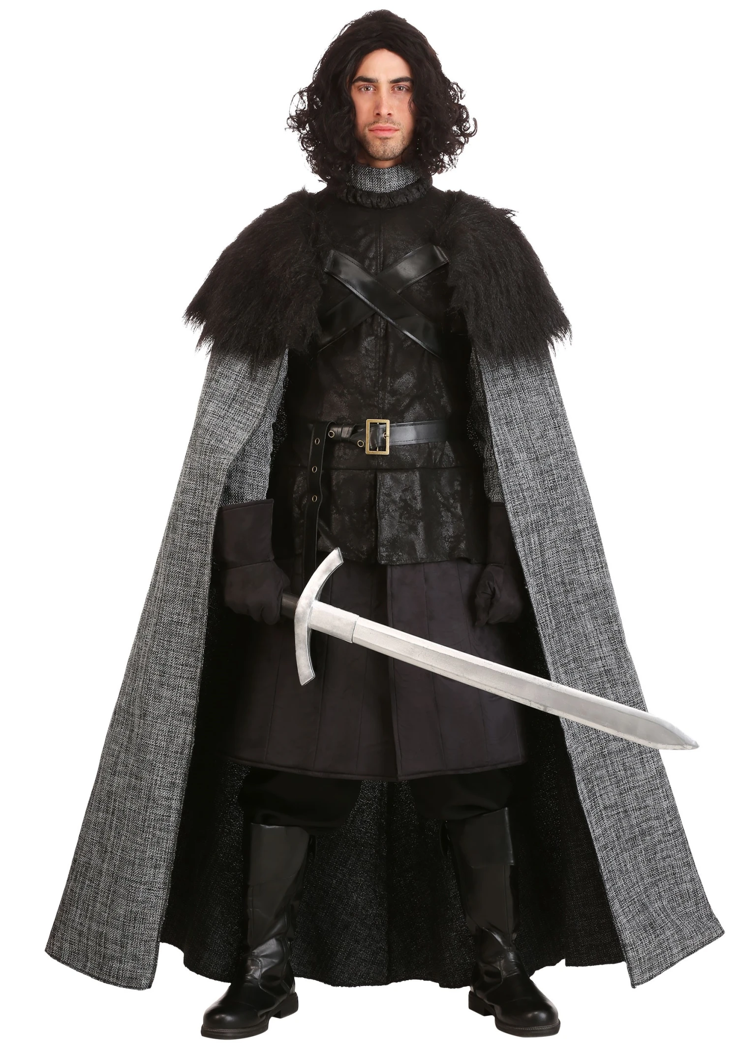 Plus Size Men's Dark Northern King Costume 3 Plus Size Men's Dark Northern King Costume