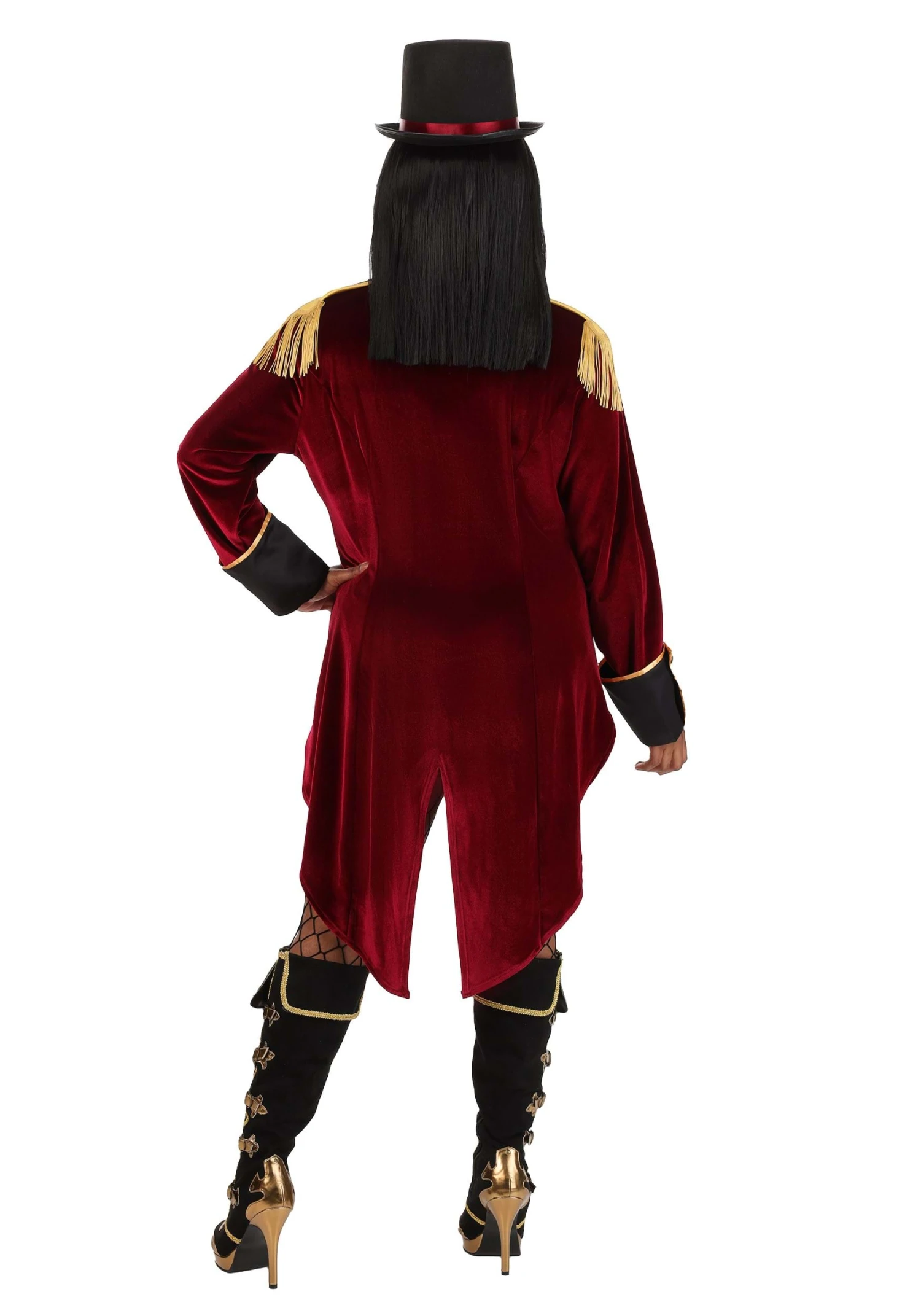 Plus Size Dark Ringmaster Costume For Women 10 Plus Size Dark Ringmaster Costume For Women - Image 8