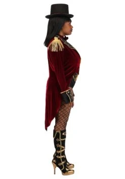 Plus Size Dark Ringmaster Costume For Women 22 Plus Size Dark Ringmaster Costume For Women -Halloween Costumes plus size dark ringmaster costume for women alt 9