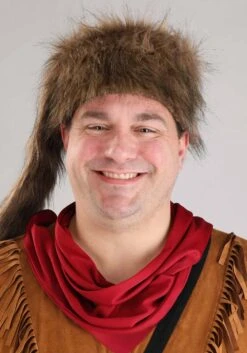 Plus Size Davy Crockett Costume For Men 8 Plus Size Davy Crockett Costume For Men -Halloween Costumes plus size davy crockett costume alt 2