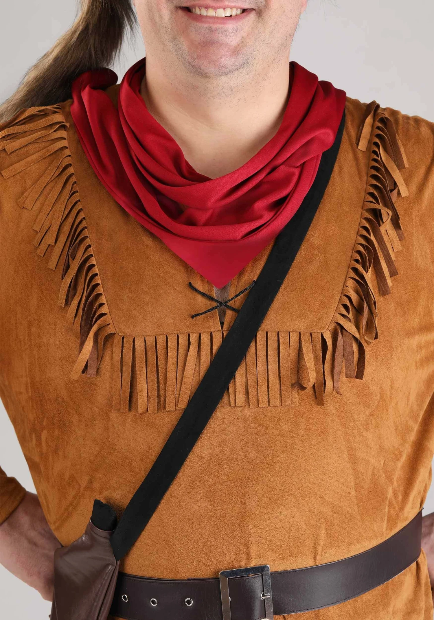 Plus Size Davy Crockett Costume For Men 6 Plus Size Davy Crockett Costume For Men - Image 4